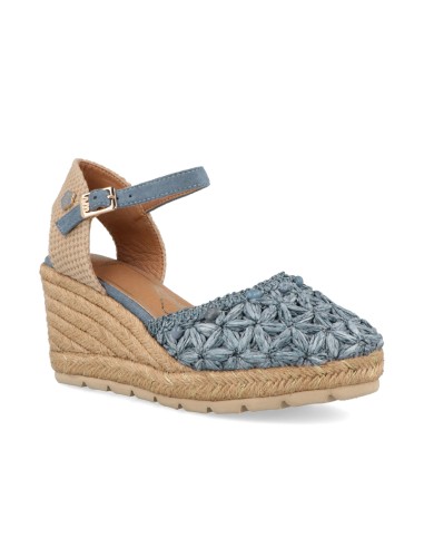 O-Joo Geri Flower sandalo espadrillas con zeppa